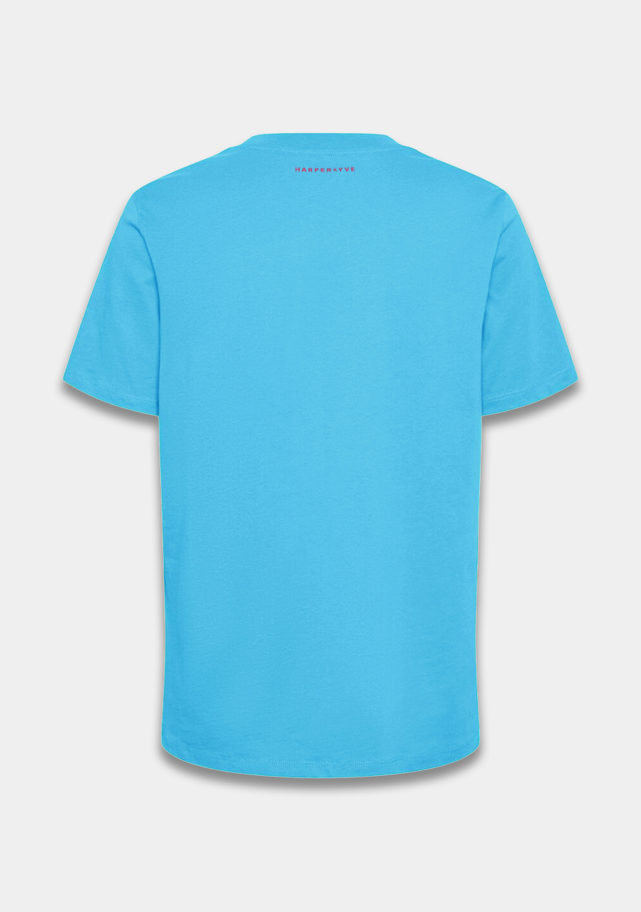 Harper & Yve T-shirt Extraordinary SS25Y303 Blauw
