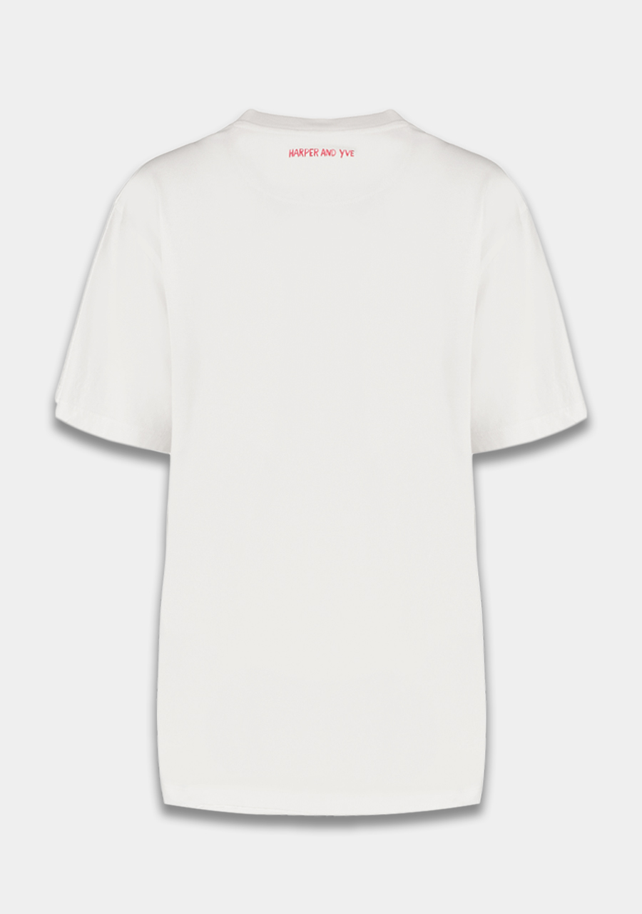 Harper & Yve T-shirt Lesoleil HS25Y305 Ecru