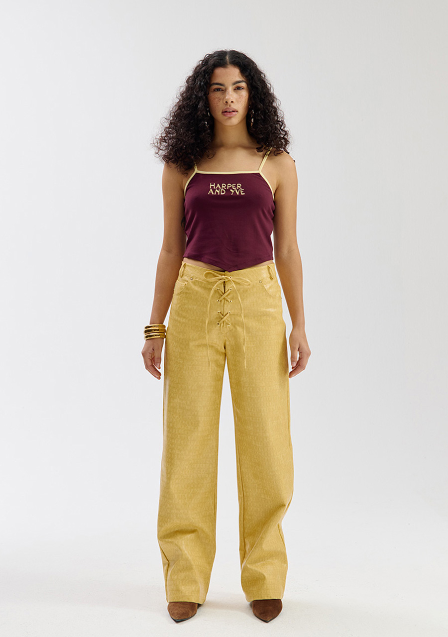 Harper & Yve Broek Mally SS6N108 Licht geel