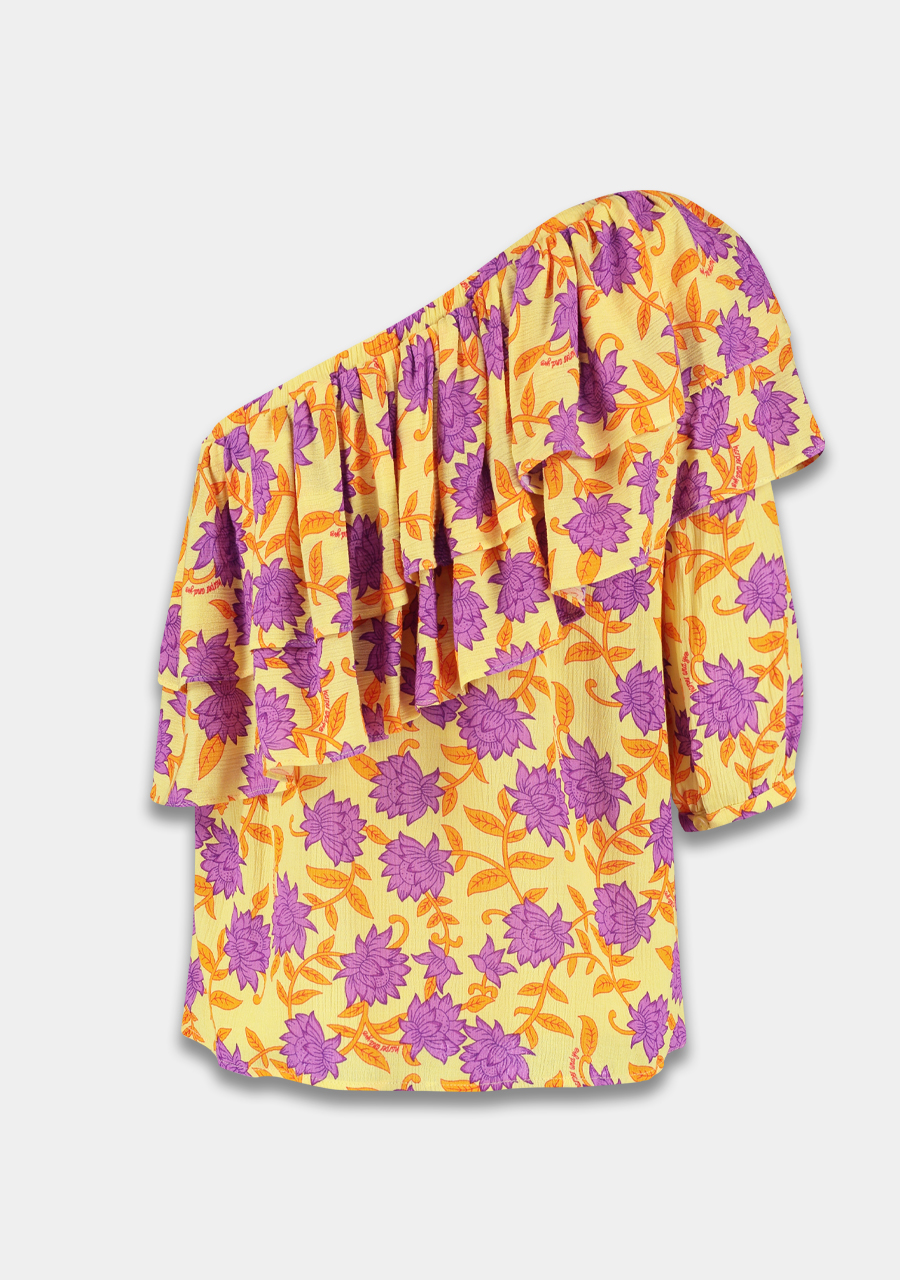 Harper & Yve Top Rosie HS24J411 Geel