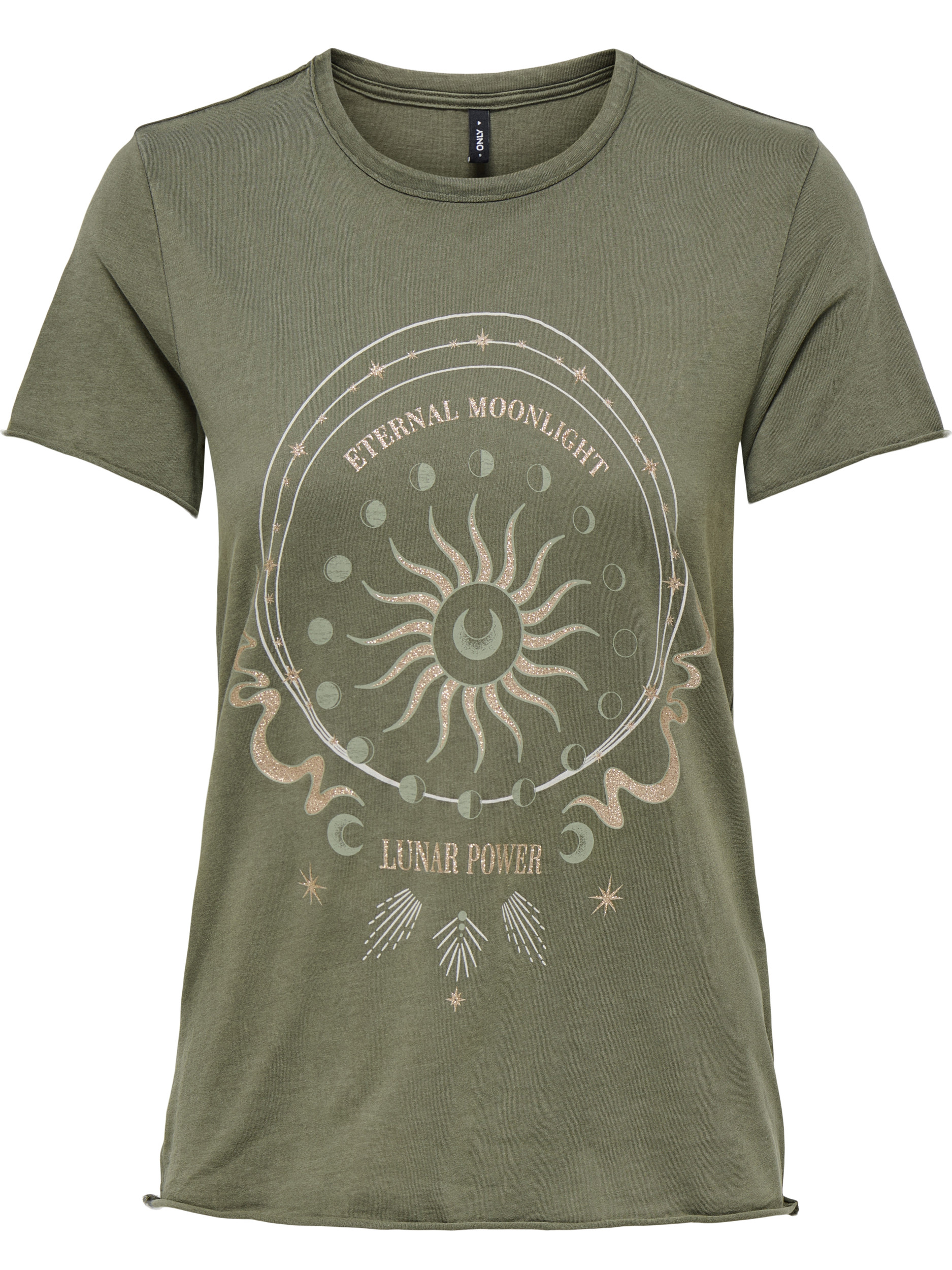 Only T-shirt Lucy 15215721 Leger Groen