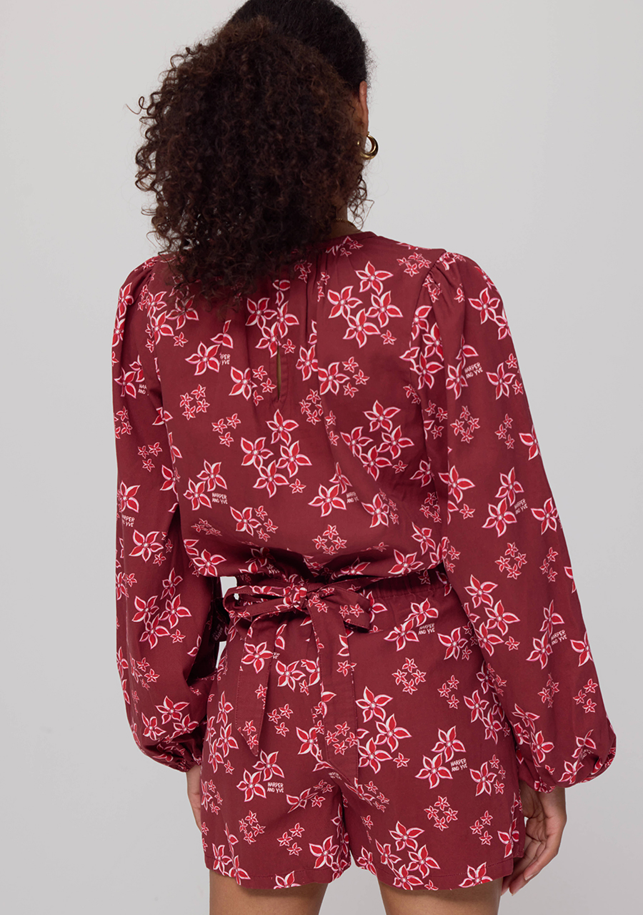 Harper & Yve Skort Emila AW25C102 Bordeaux