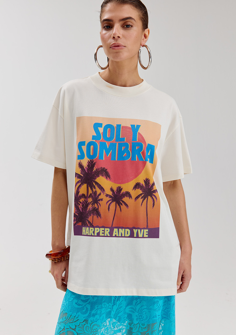 Harper & Yve T-shirt Solysombra HS6Y305 Ecru