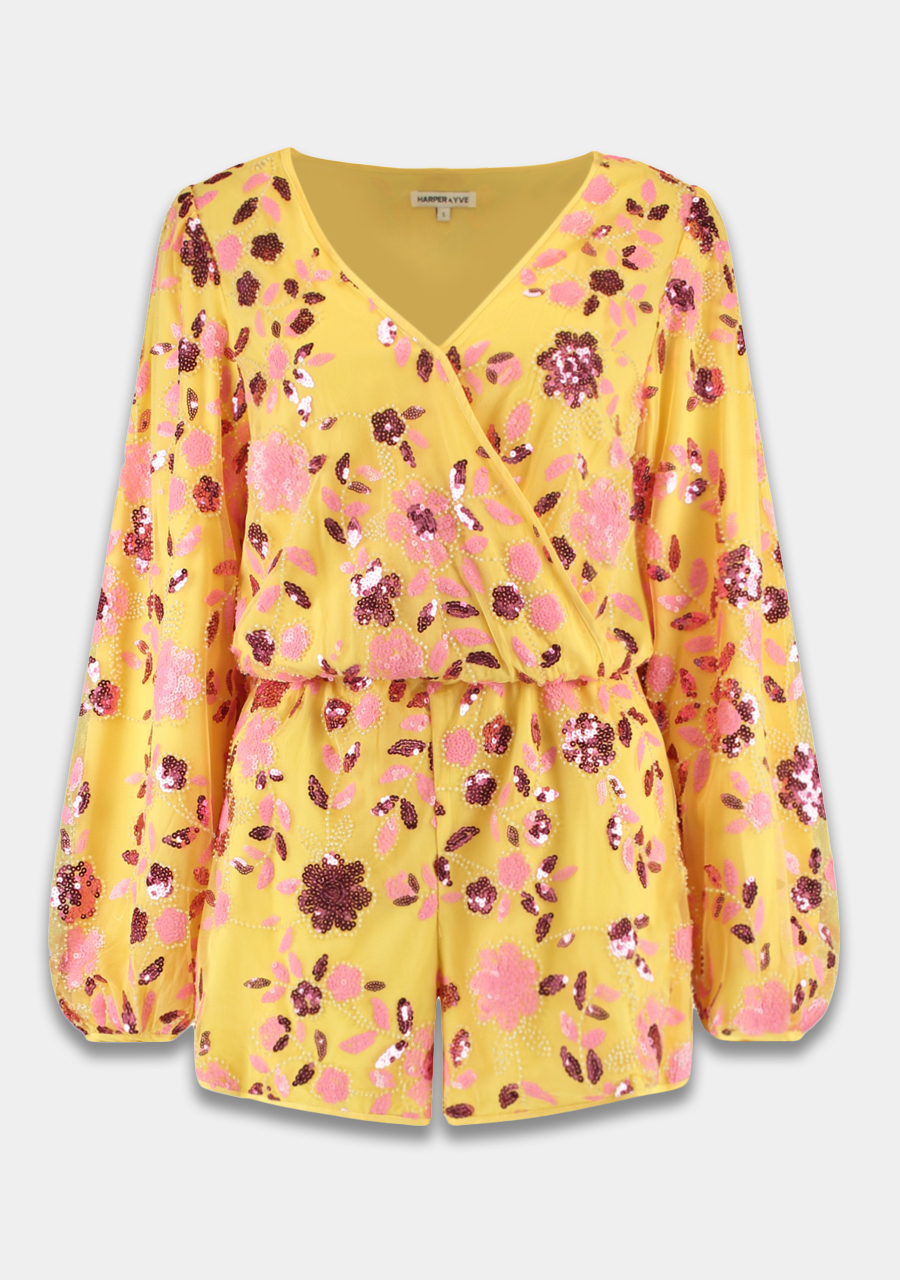 Harper & Yve Jumpsuit Lana HS25P701 Geel Harper & Yve Jumpsuit Lana HS25P701 Geel