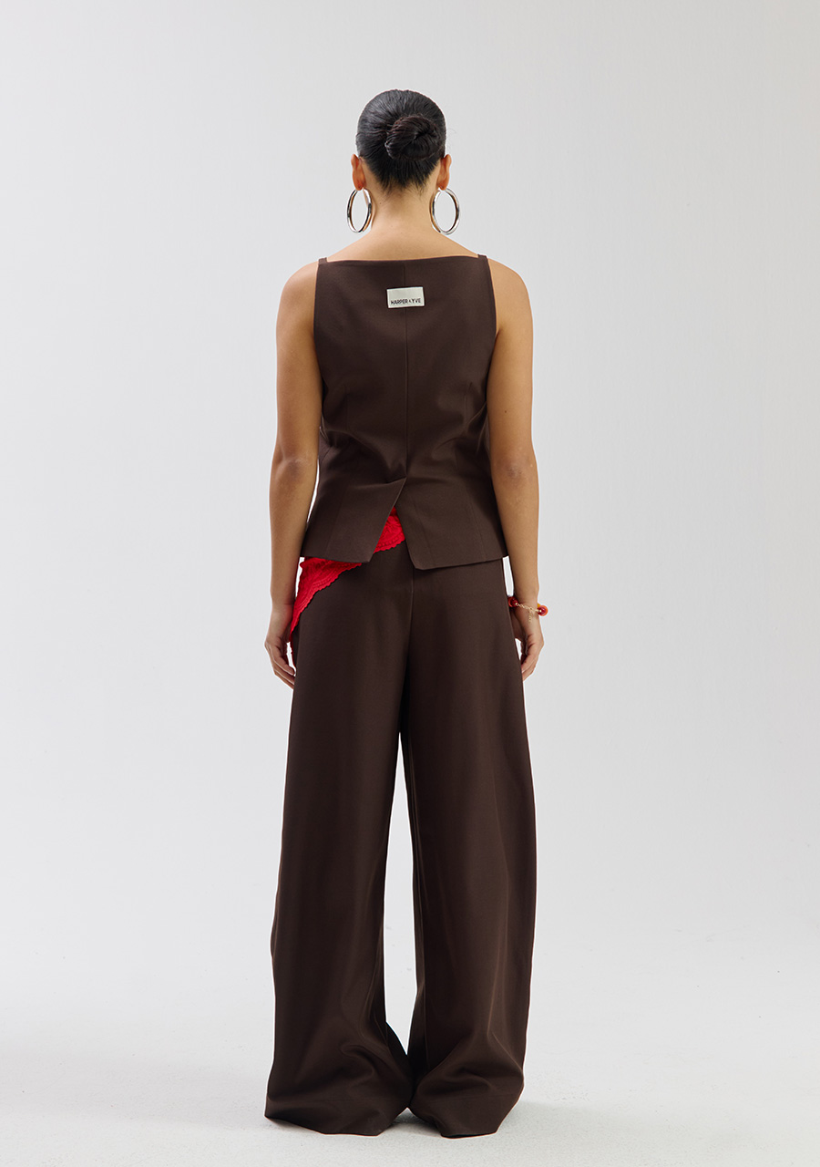 Harper & Yve Gilet Rey SS6N206 Bruin