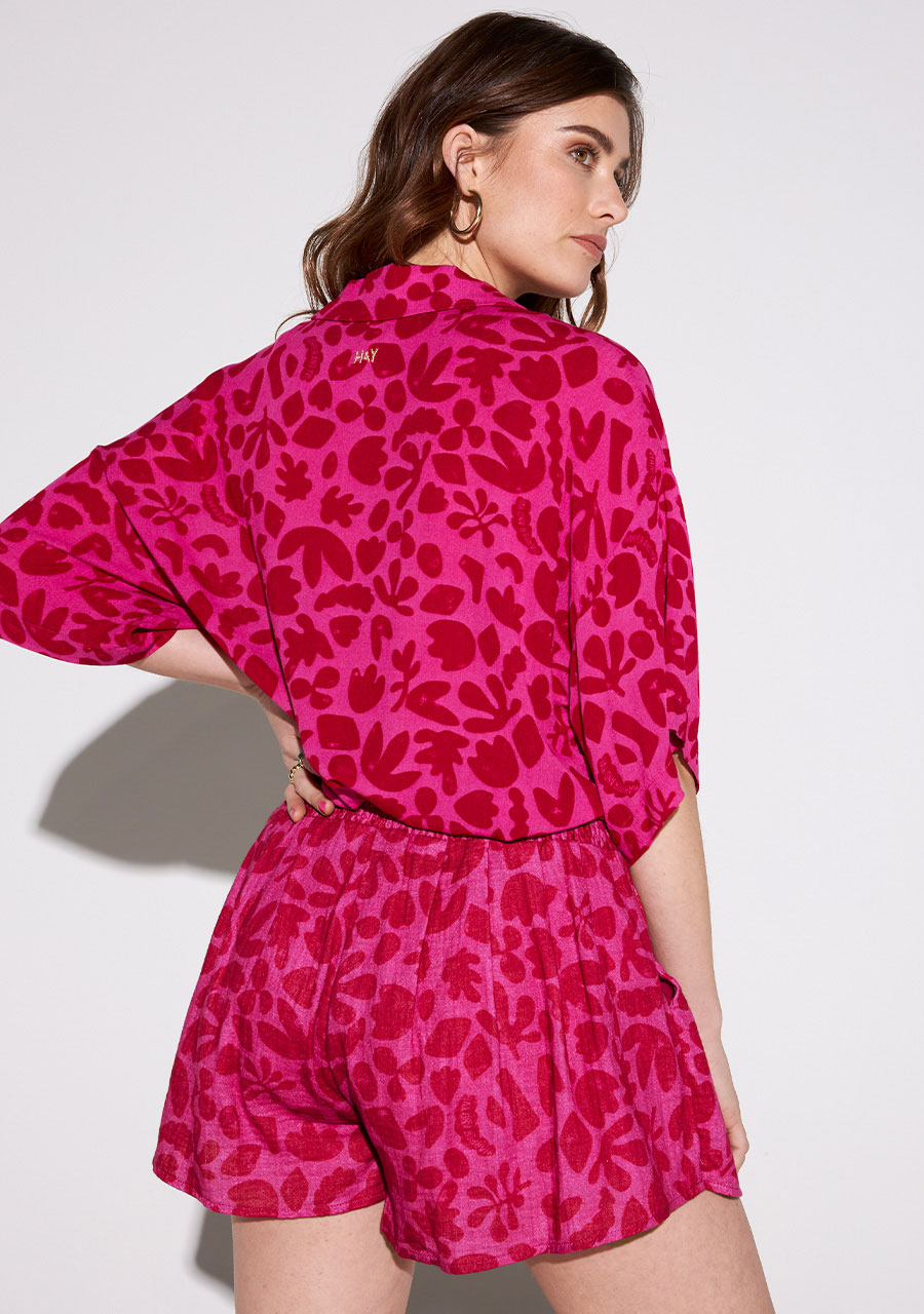 Harper & Yve Korte broek Mae SS23M100 Rose Harper & Yve Korte broek Mae SS23M100 Rose