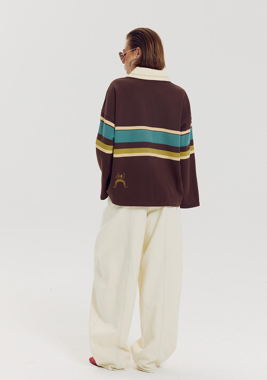 Harper & Yve Sweater Pollie AW6Y503 Donker bruin