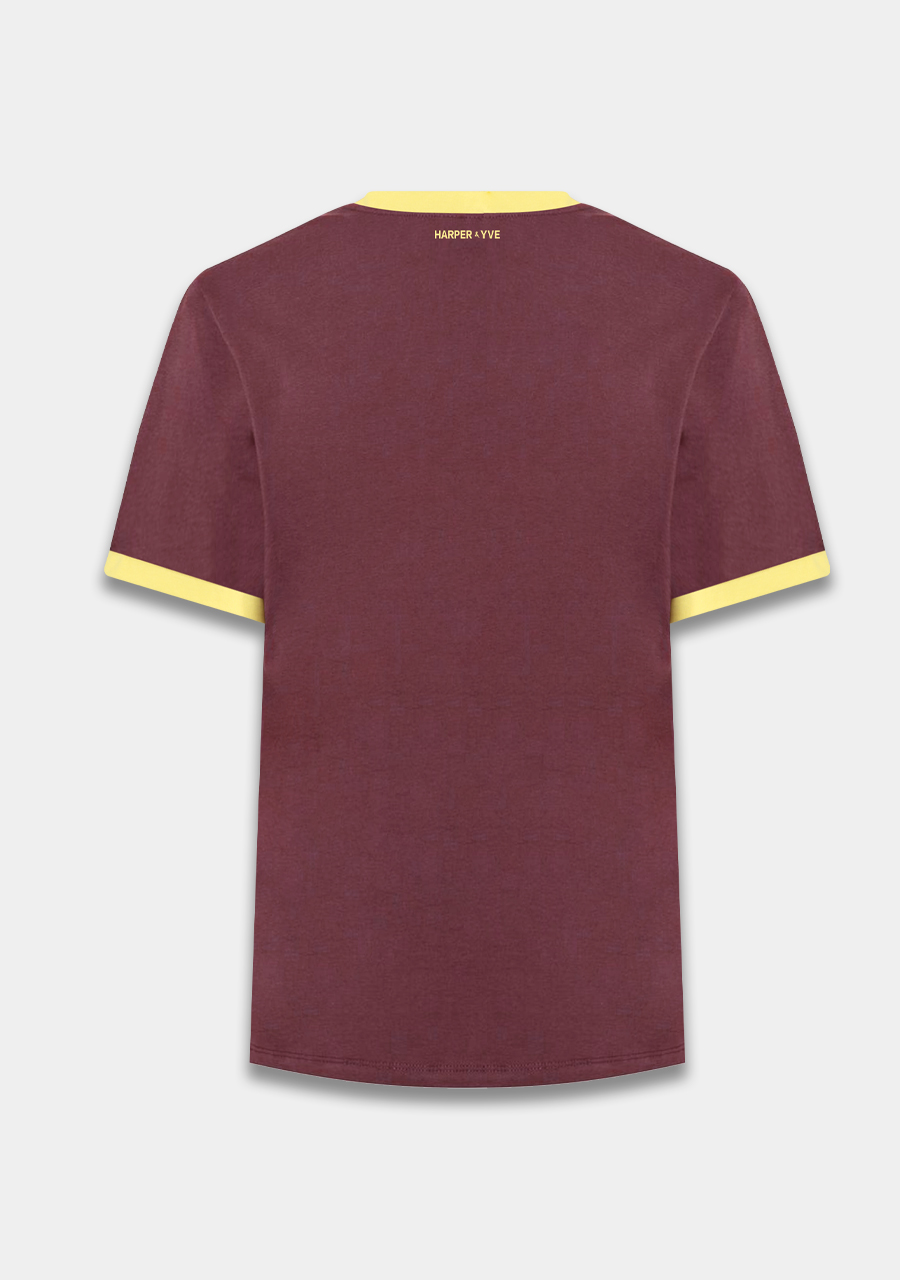 Harper & Yve T-shirt Gimme more DW25Y300 Bordeaux