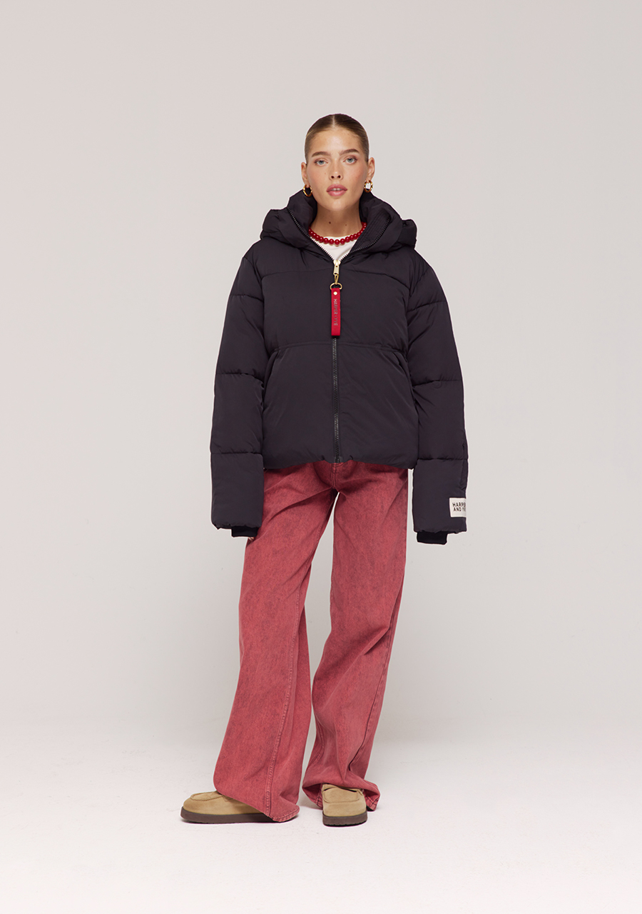 Harper & Yve Winterjas Karly AW25N211 Zwart