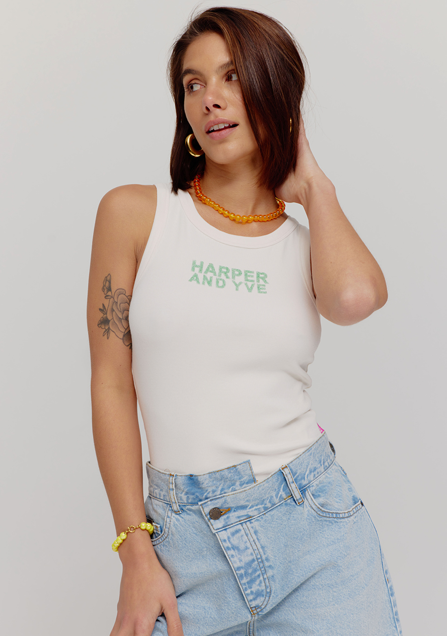 Harper & Yve Top Yenn HS25P406 Ecru