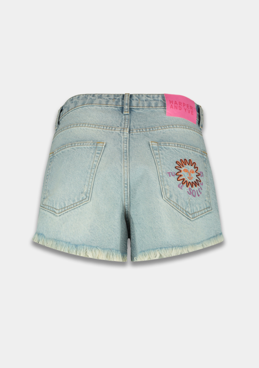 Harper & Yve Short Yve HS25R103 Licht blauw Harper & Yve Short Yve HS25R103 Licht blauw
