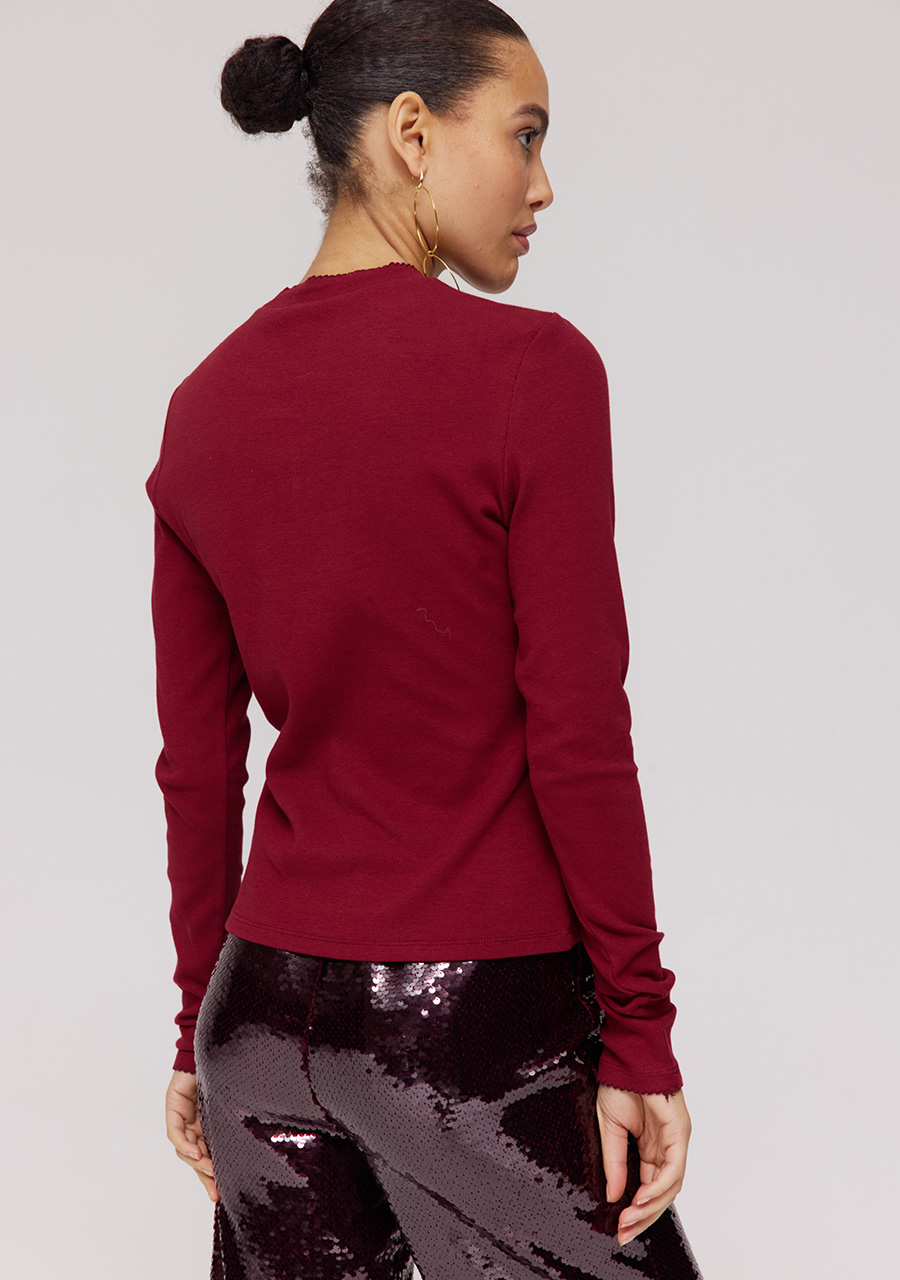 Harper & Yve Top Cammy DW25P615 Rood