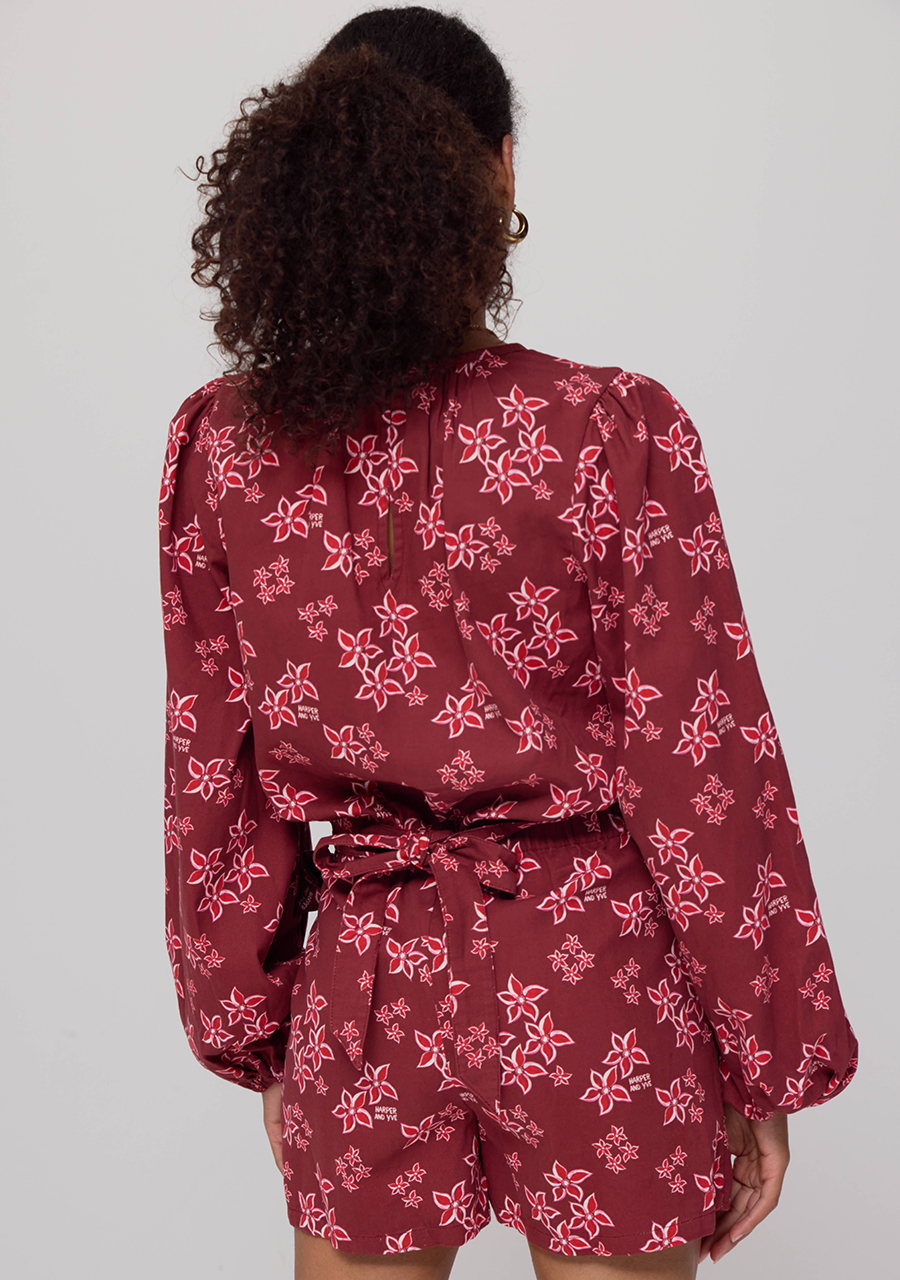 Harper & Yve Blouse Dolly AW25C606 Bordeaux