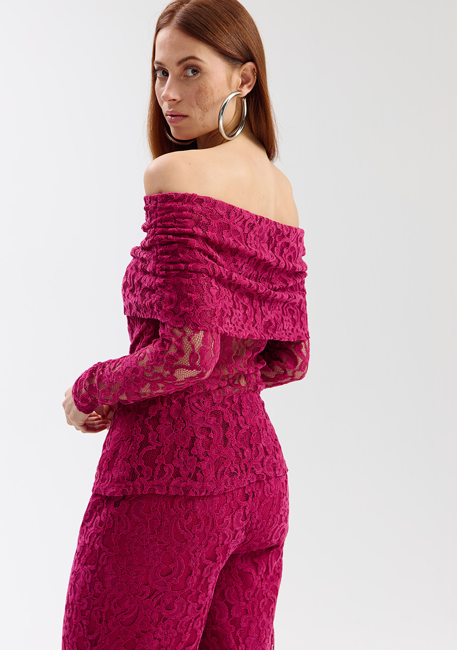 Harper & Yve Top Jenthe SS6P501 Donker rose