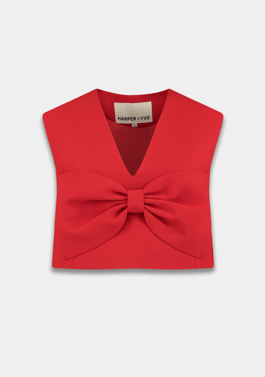 Harper & Yve Top Sabrina DW25N400 Rood