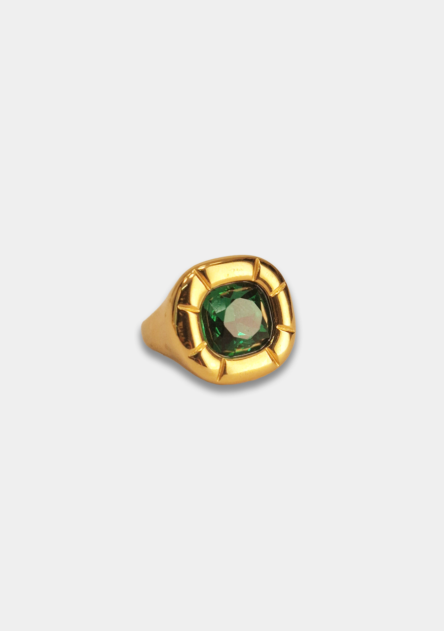 Harper & Yve Rae ring HS25BACC14 Groen