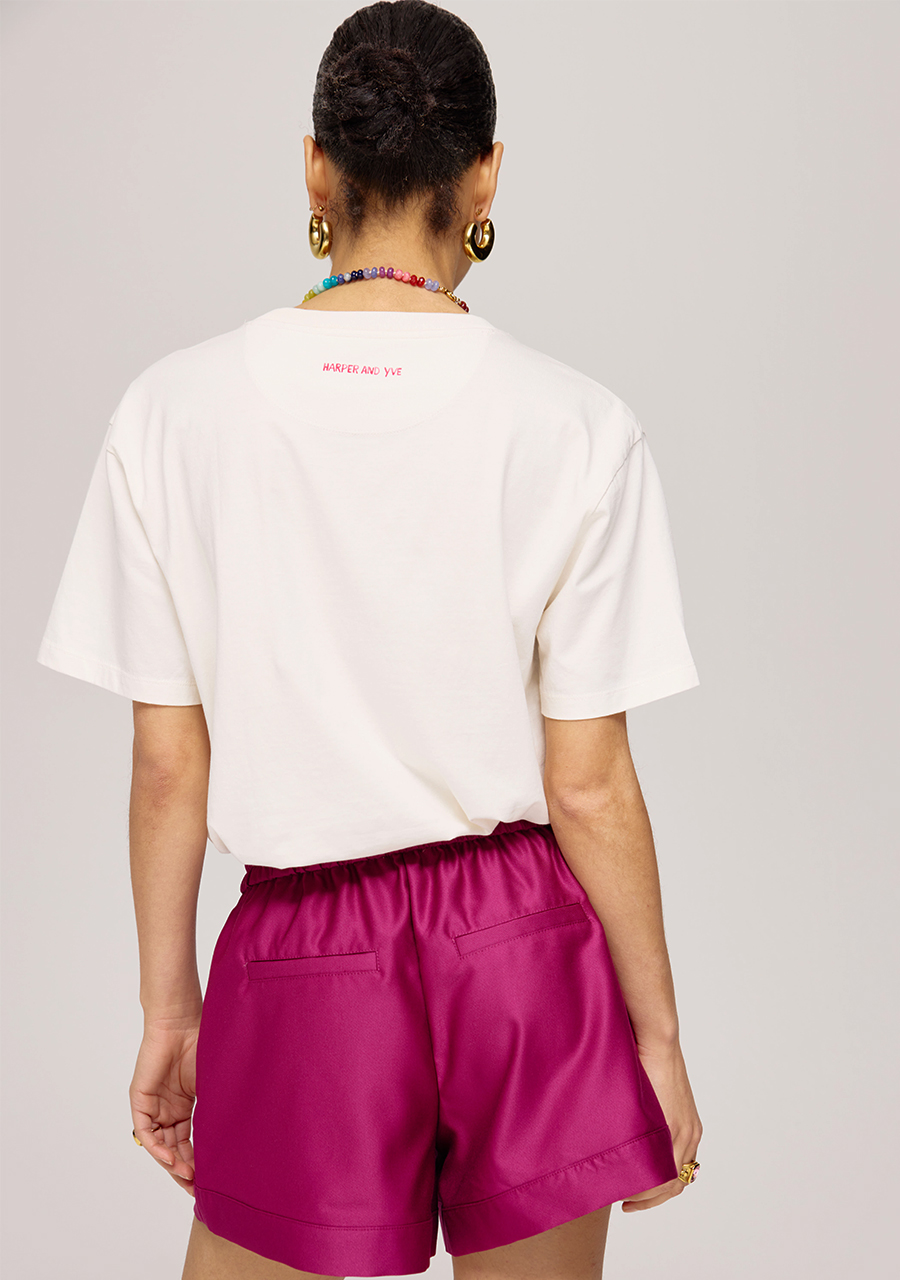 Harper & Yve Short Tessa HS25P112 Donker Paars