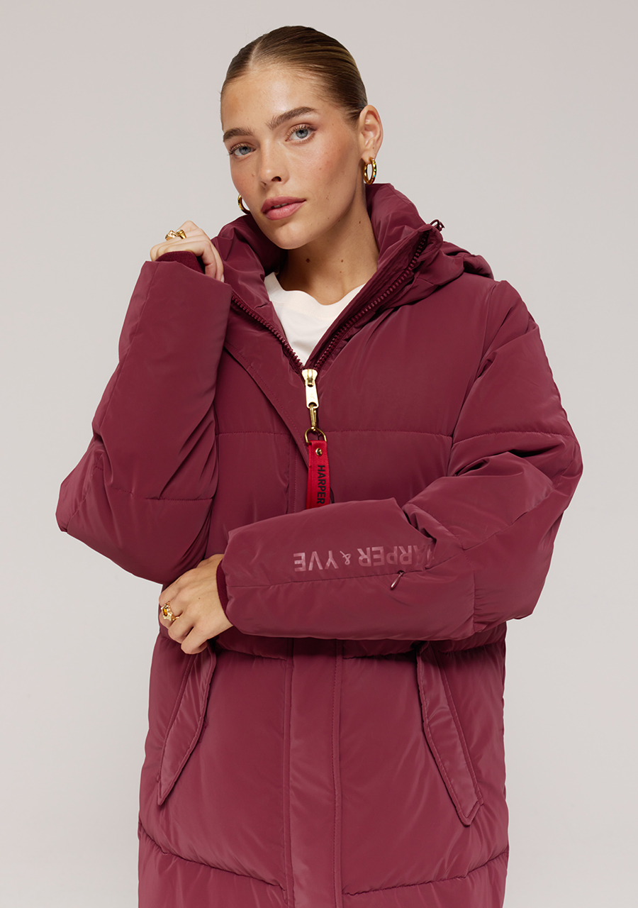 Harper & Yve Winterjas Yitty AW25N202 Bordeaux