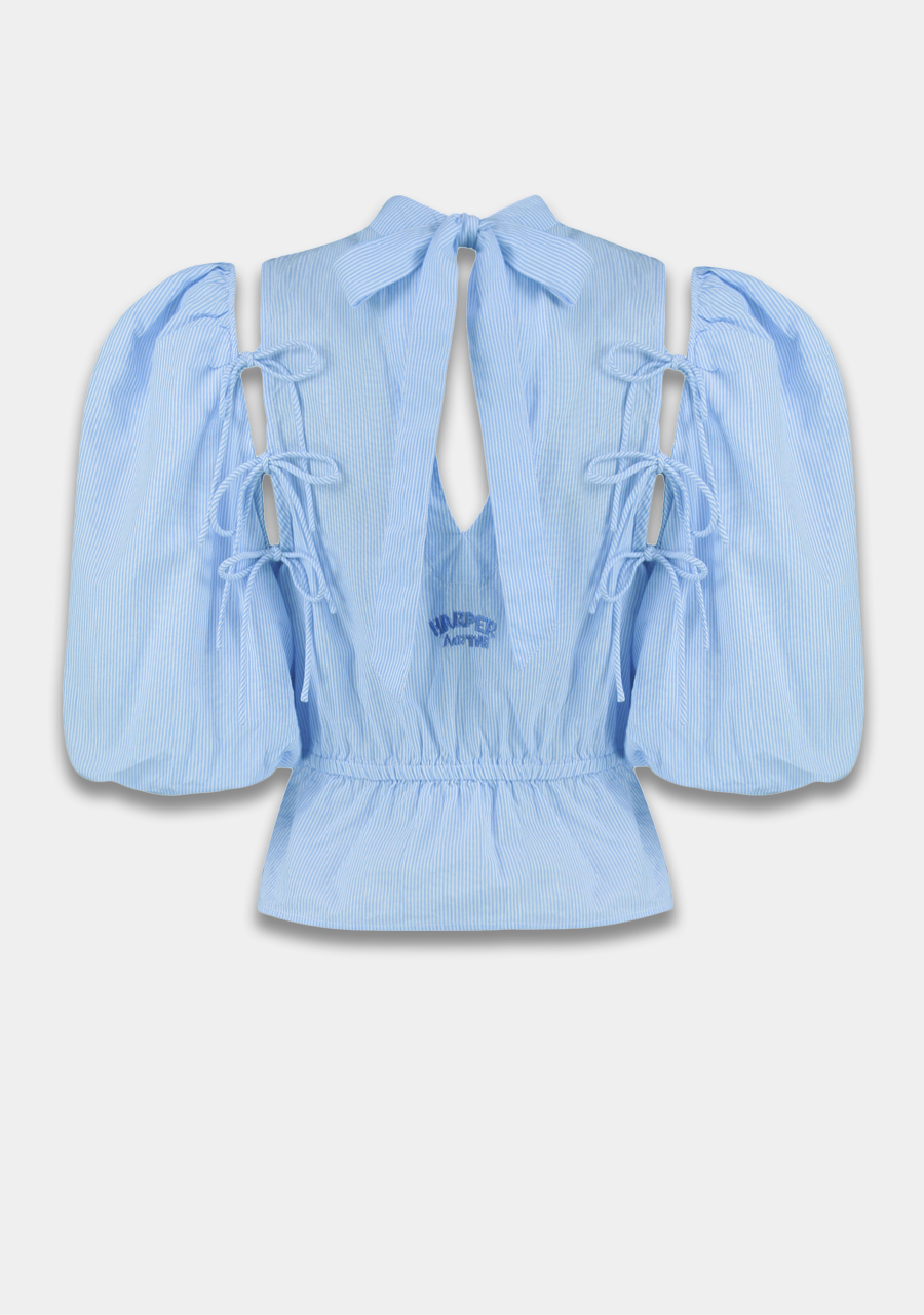 Harper & Yve Blouse Jacey SS6C400 Licht blauw