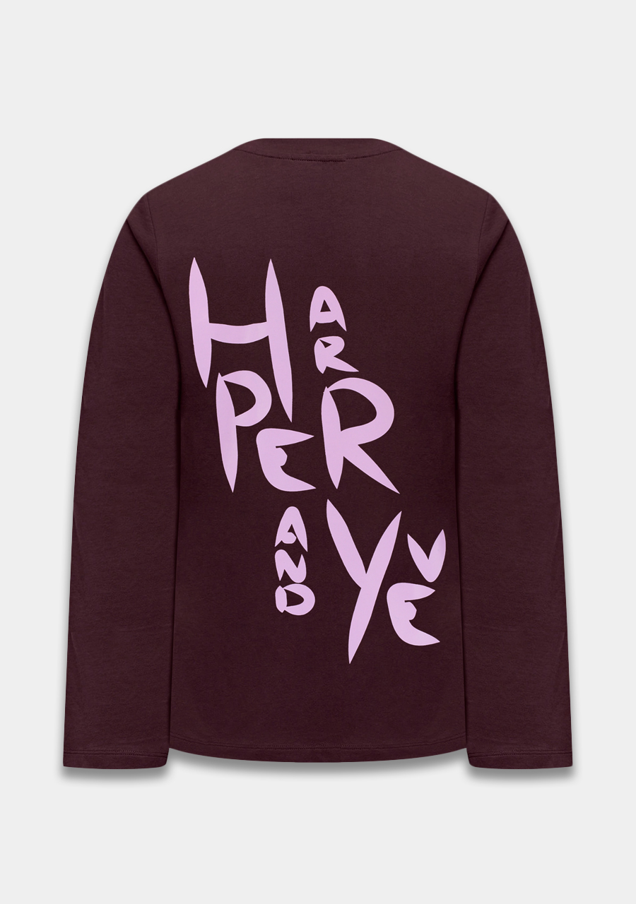 Harper & Yve Shirt Elana AW25Y500 Donker bruin