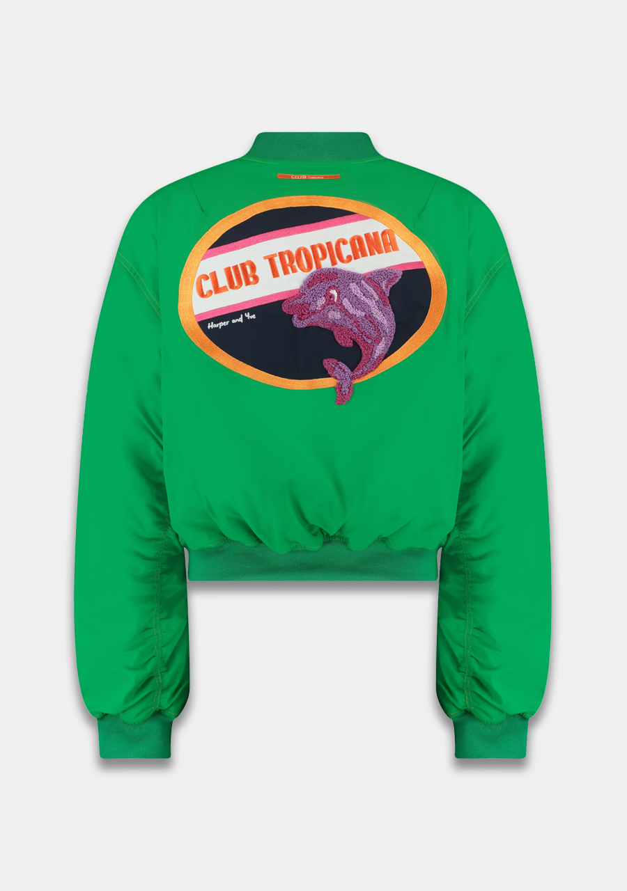 Harper & Yve Jacket Tessa HST25N200 Midden groen
