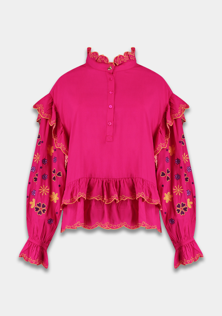 Harper & Yve Blouse Joan AW24P605 Roze Harper & Yve Blouse Joan AW24P605 Roze