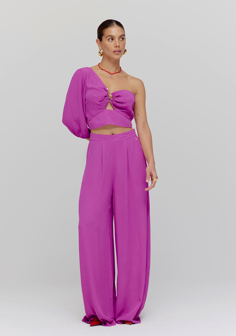 Harper & Yve Top Bo HS25J406 Paars