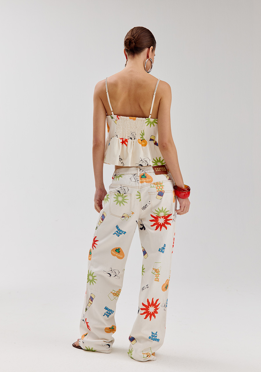 Harper & Yve Broek Yve HS6C106 Ecru