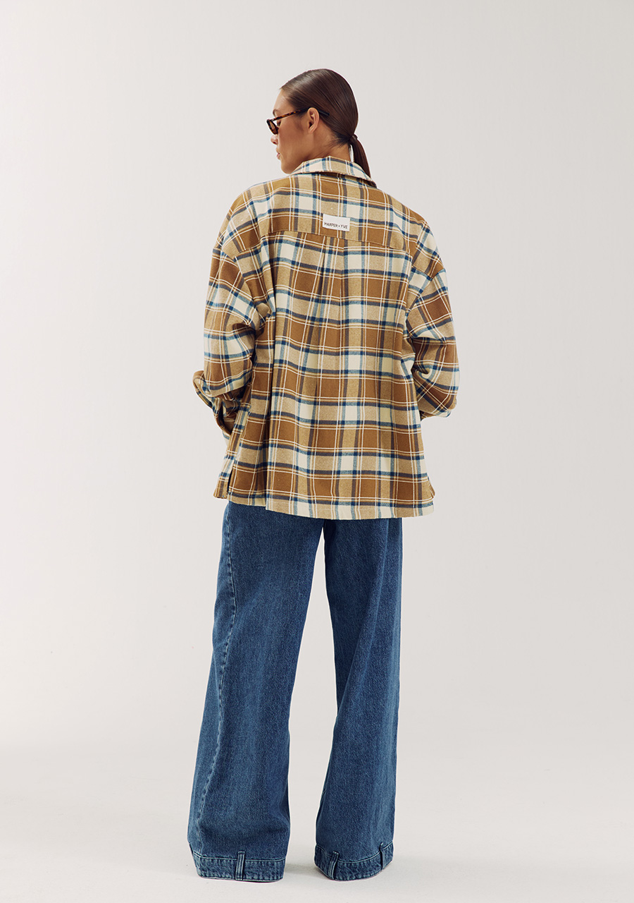 Harper & Yve Blouse Selena AW6P605 Licht bruin