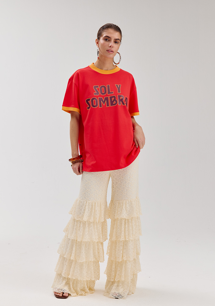 Harper & Yve Top Sol HS6Y302 Rood