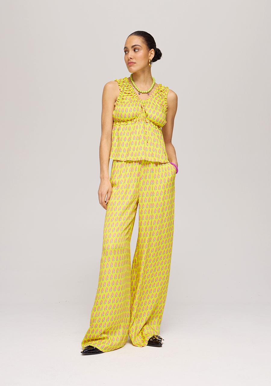 Harper & Yve Top Eileen HS25J404 Geel
