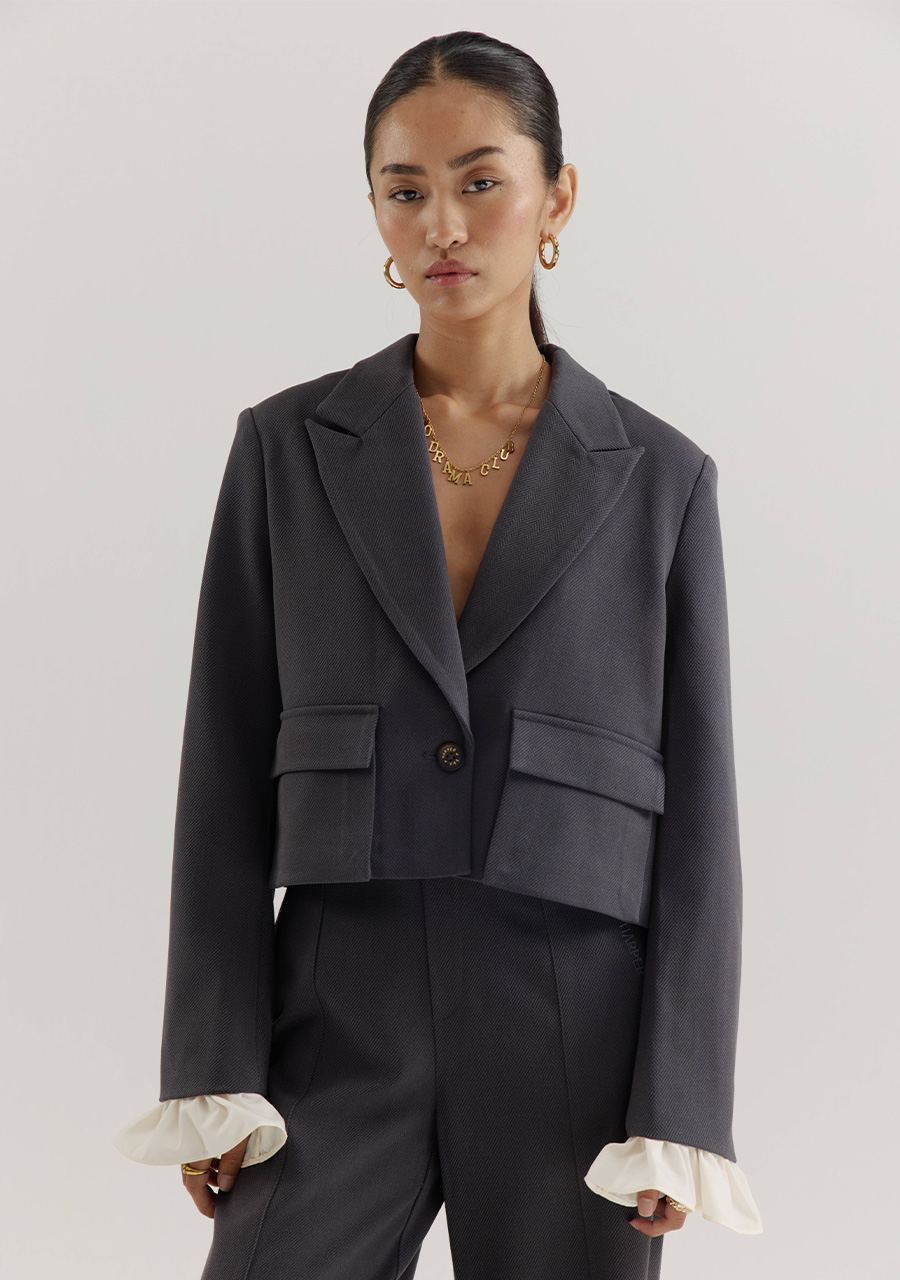 Harper & Yve Blazer Ivy DW25N210 Grijs