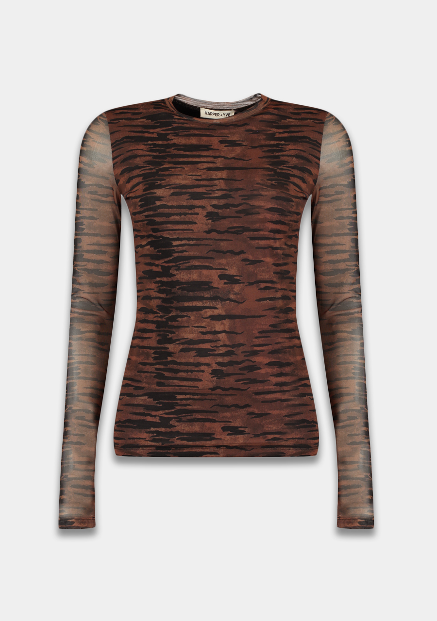 Harper & Yve Top June DW25T512 Bruin