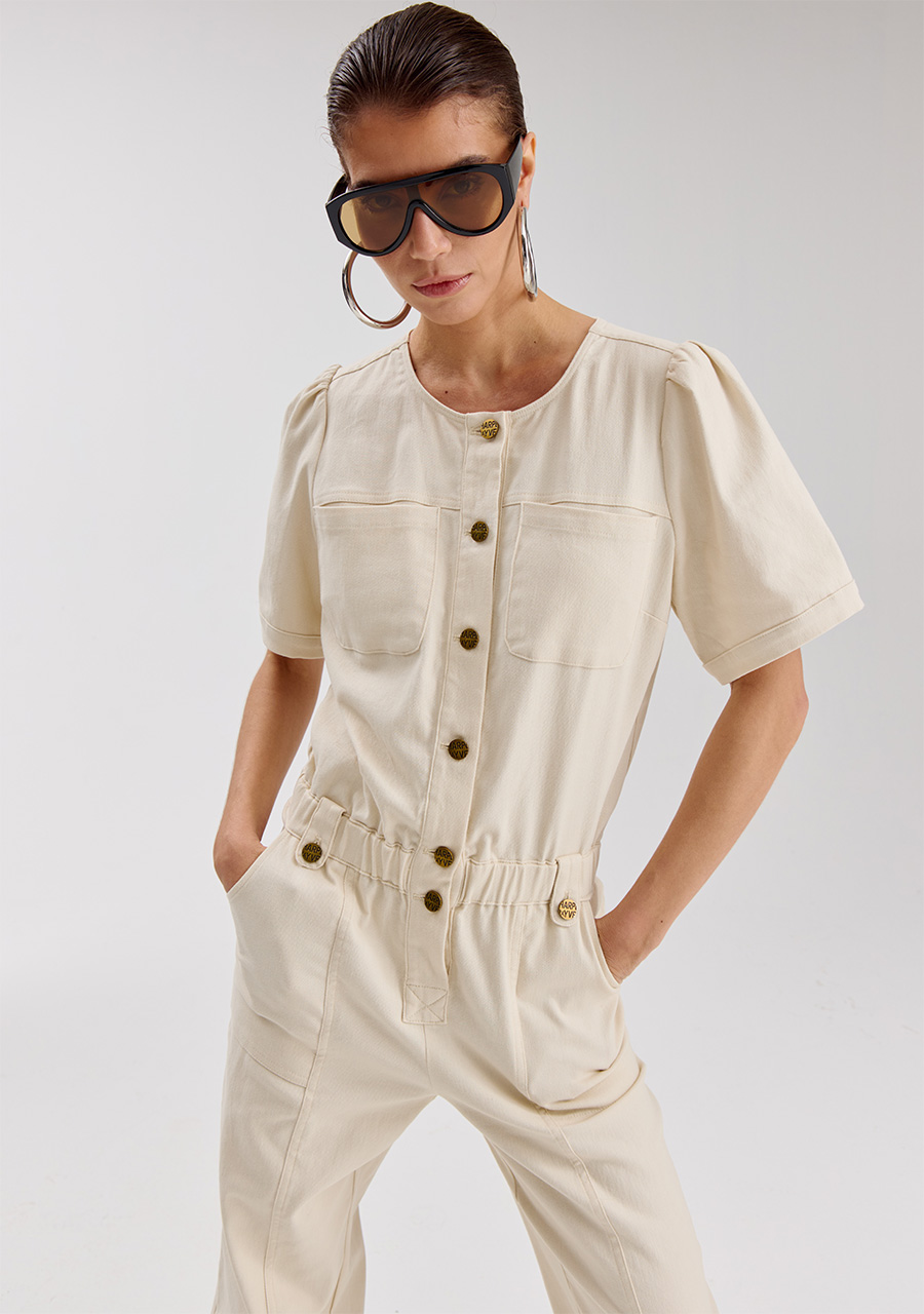 Harper & Yve Jumpsuit Yael SS6P701 Ecru