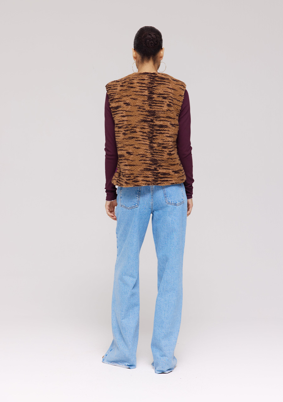 Harper & Yve Gilet Demi DW25N211 Bruin