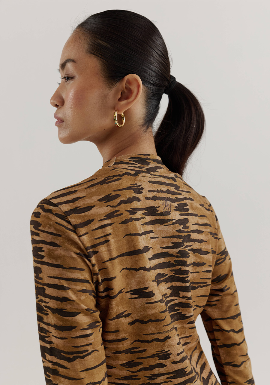 Harper & Yve Top Jane DW25T511 Bruin