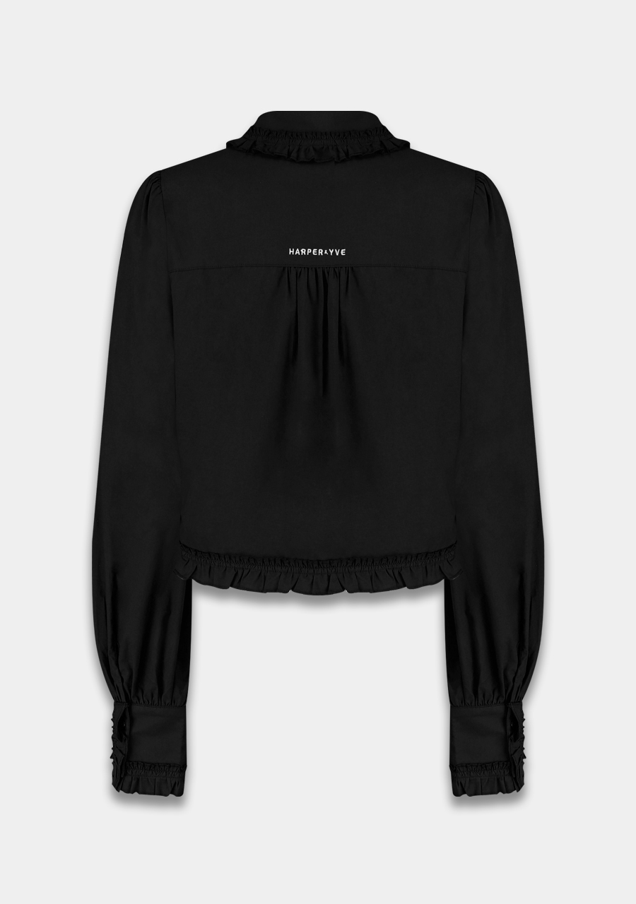 Harper & Yve Blouse Ellie AW25P603 Zwart
