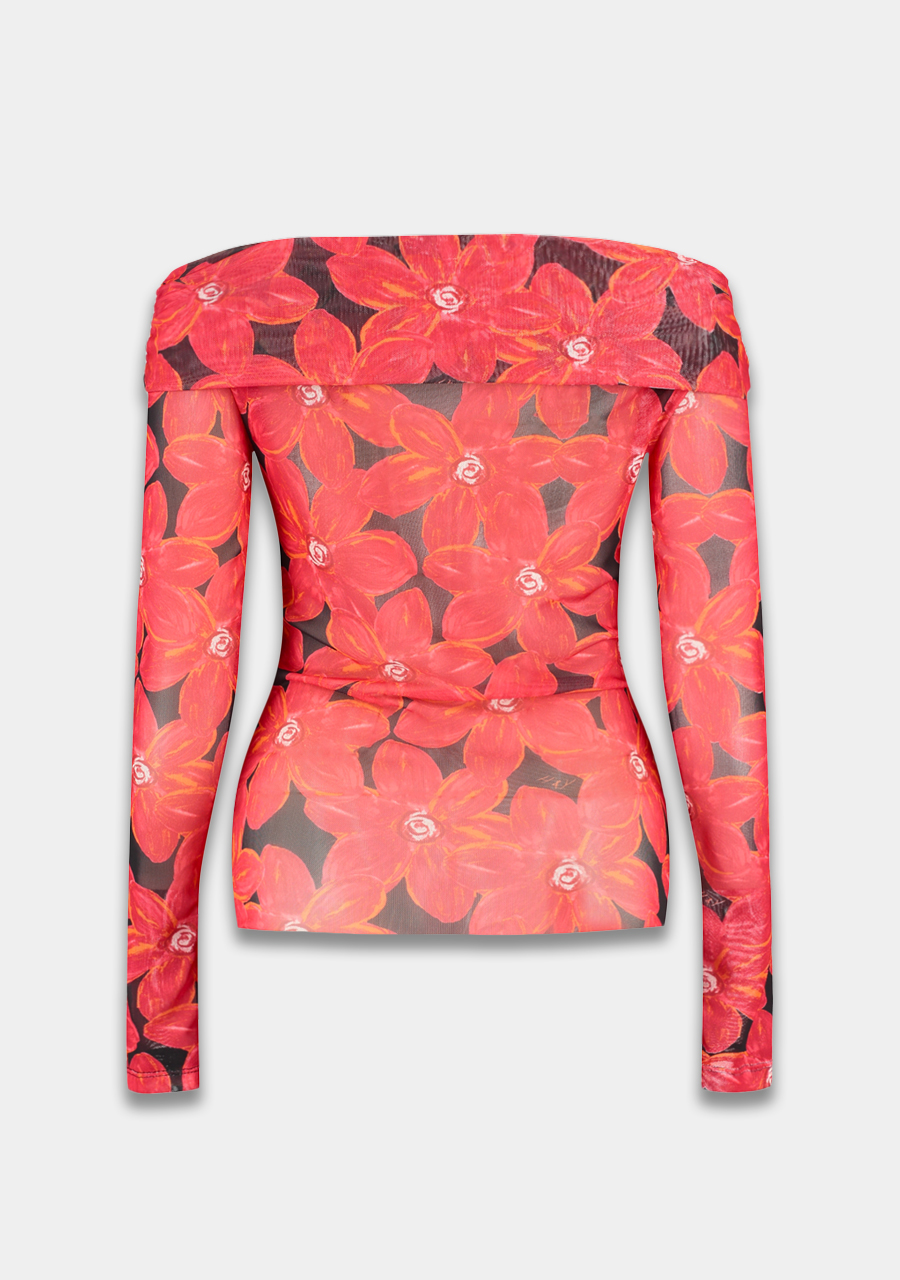 Harper & Yve Top Jenny SS25J501 Rood Harper & Yve Top Jenny SS25J501 Rood