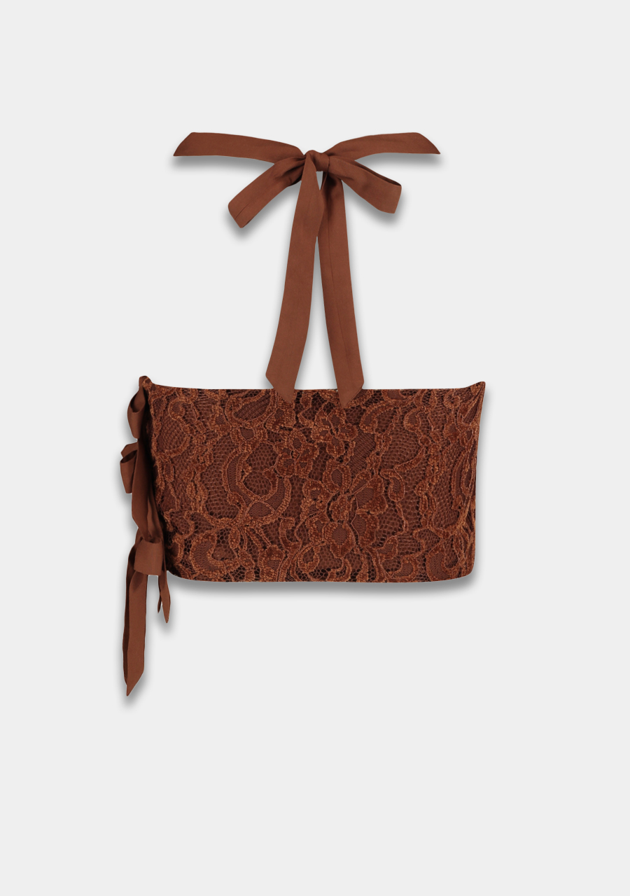 Harper & Yve Top Kees SS6P400 Bruin