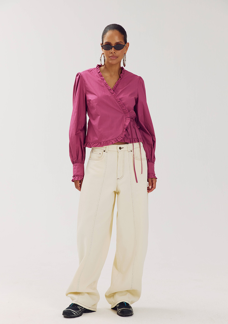 Harper & Yve Blouse Coby AW6P603 Donker rose