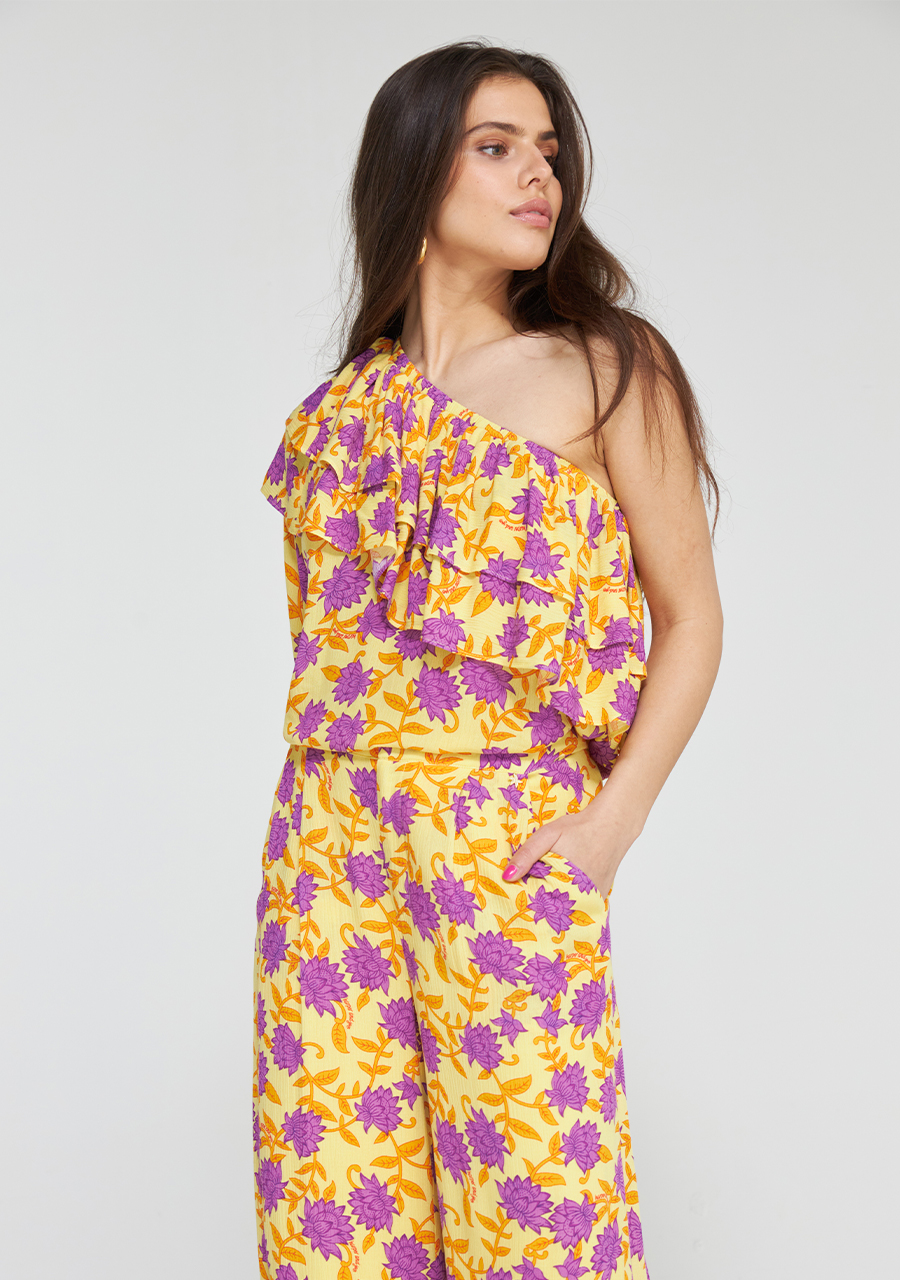 Harper & Yve Top Rosie HS24J411 Geel