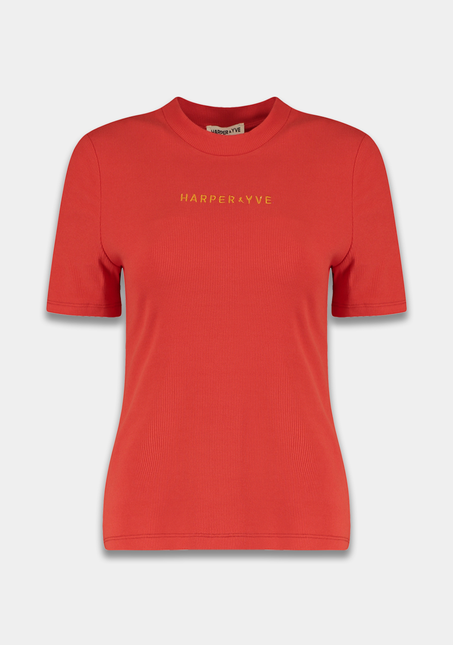 Harper & Yve Top Cammy HS6P415 Rood