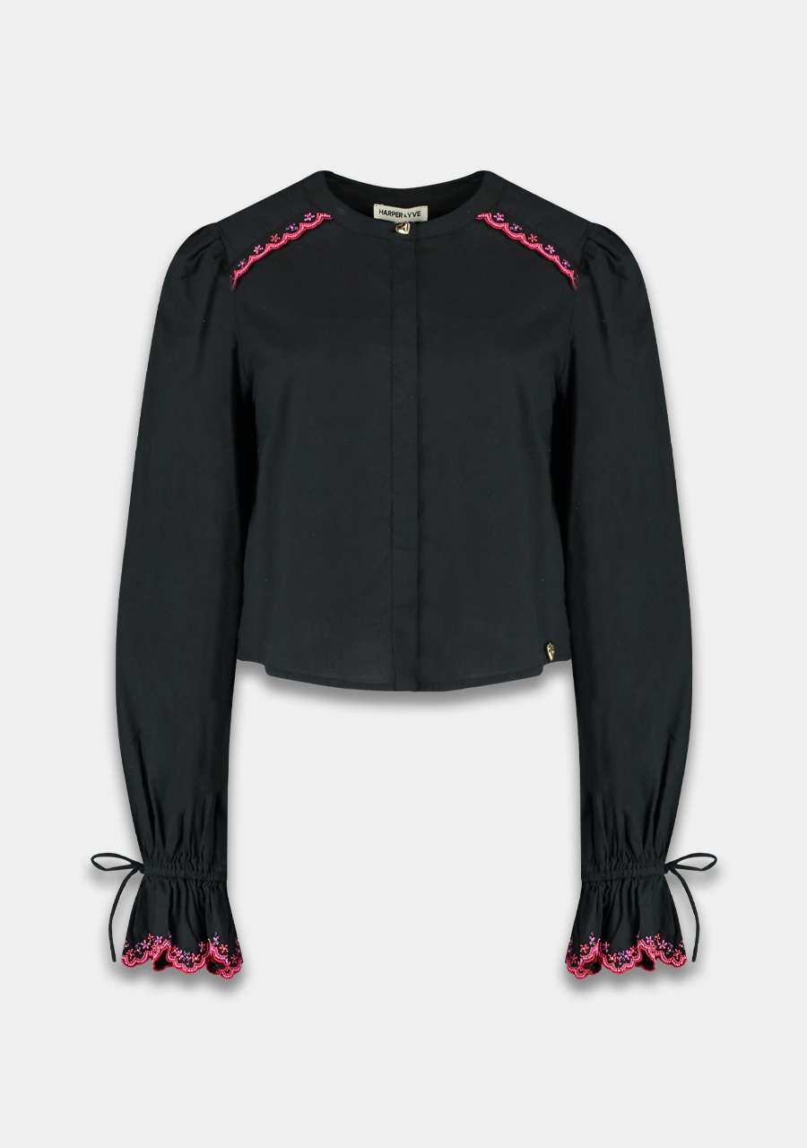 Harper & Yve Blouse Lily DW24C600 Zwart