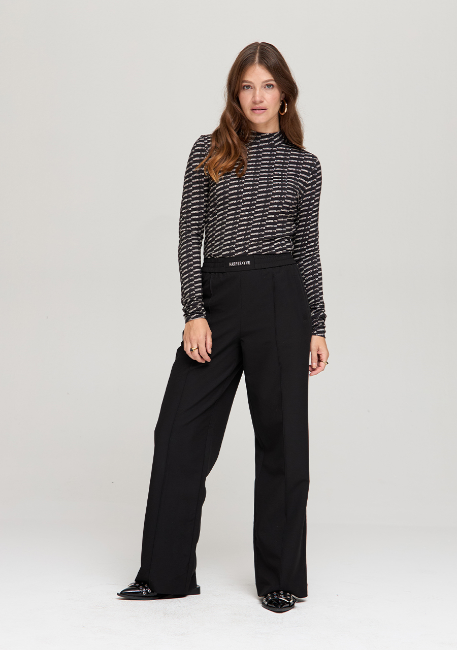 Harper & Yve Top Jane DW24T500 Zwart