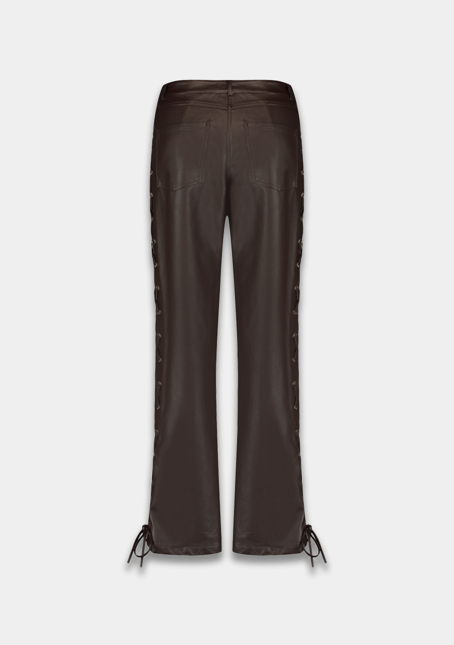 Harper & Yve Broek Sally AW25P105 Donker bruin