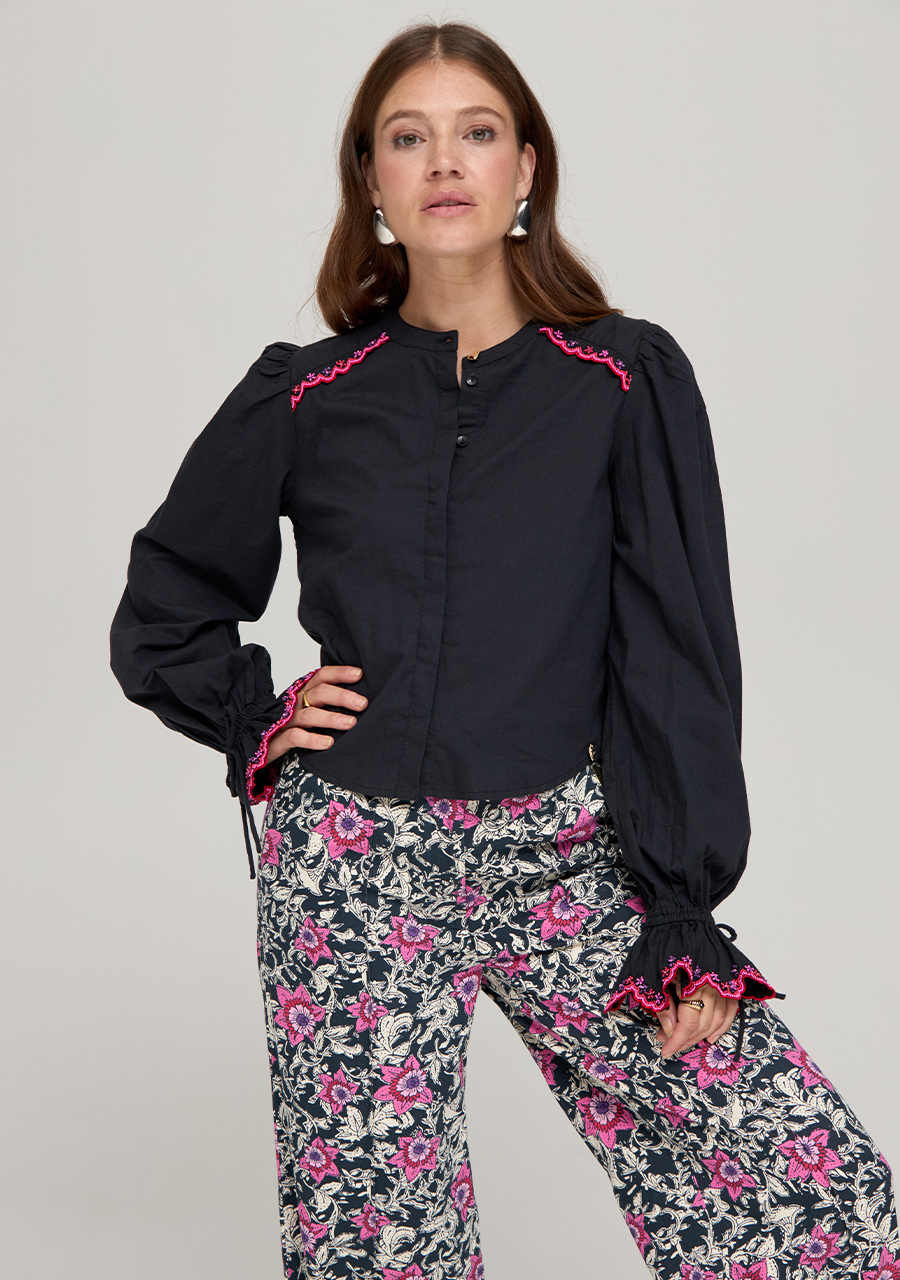 Harper & Yve Blouse Lily DW24C600 Zwart