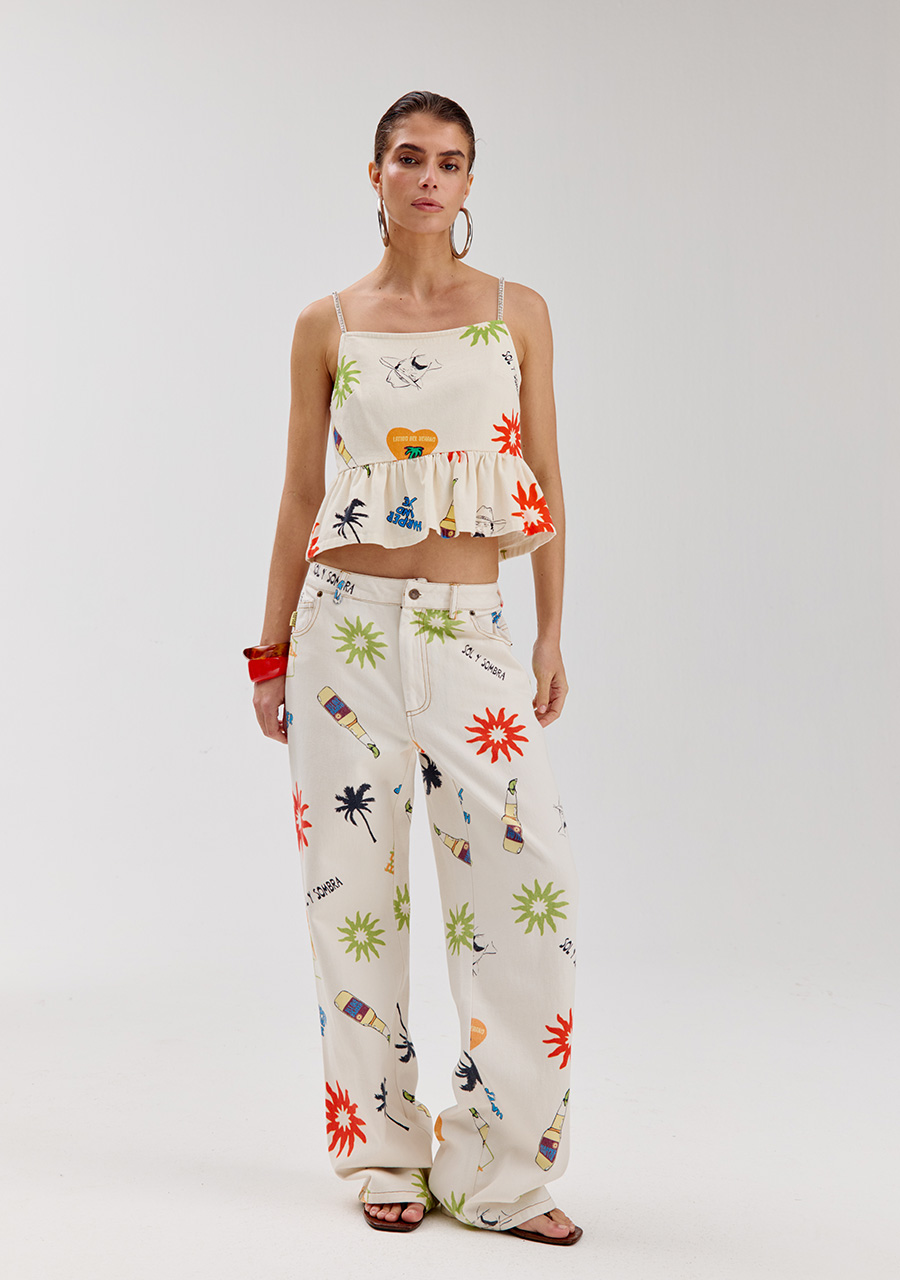 Harper & Yve Broek Yve HS6C106 Ecru
