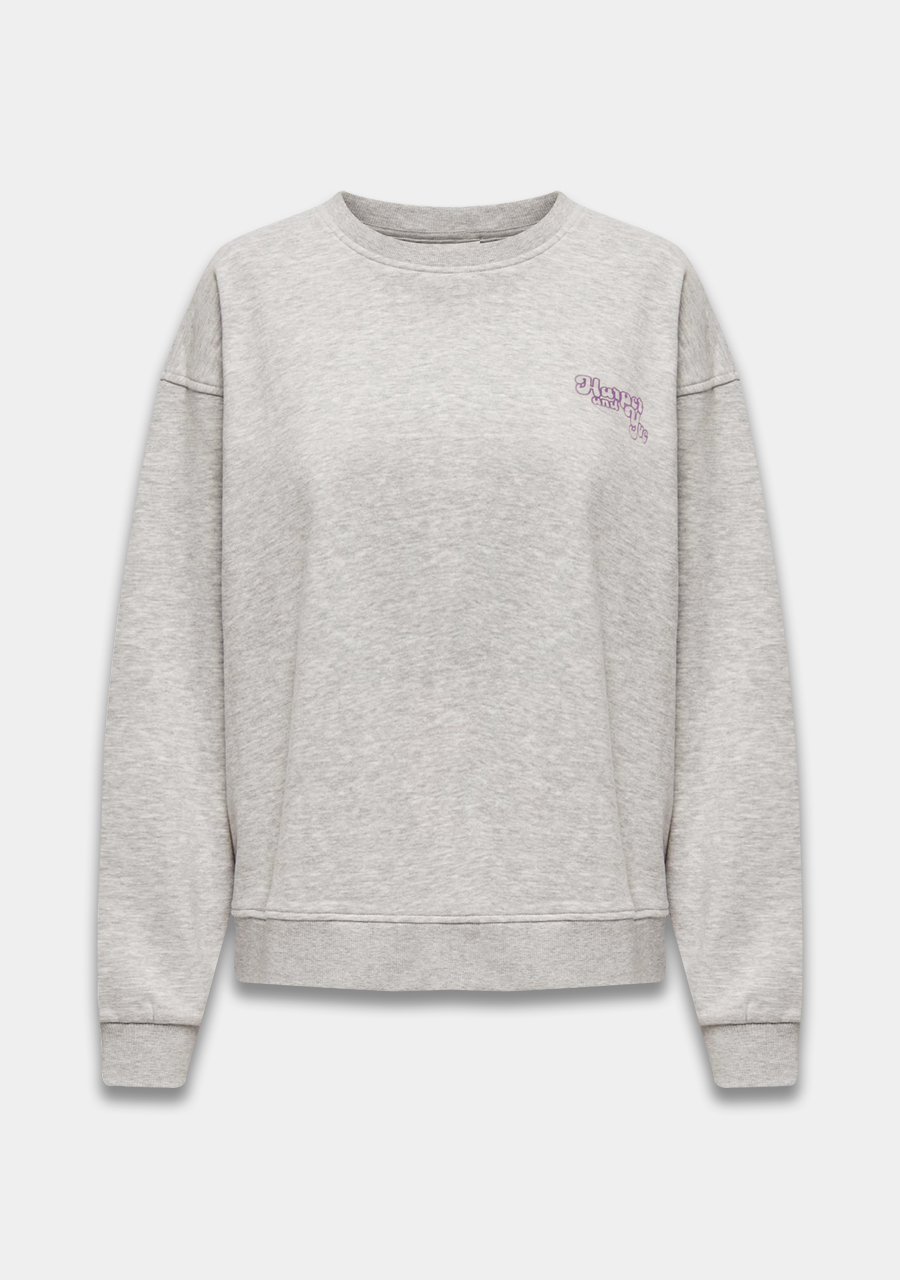 Harper & Yve Sweater Gimme more DW25Y504 Grijs