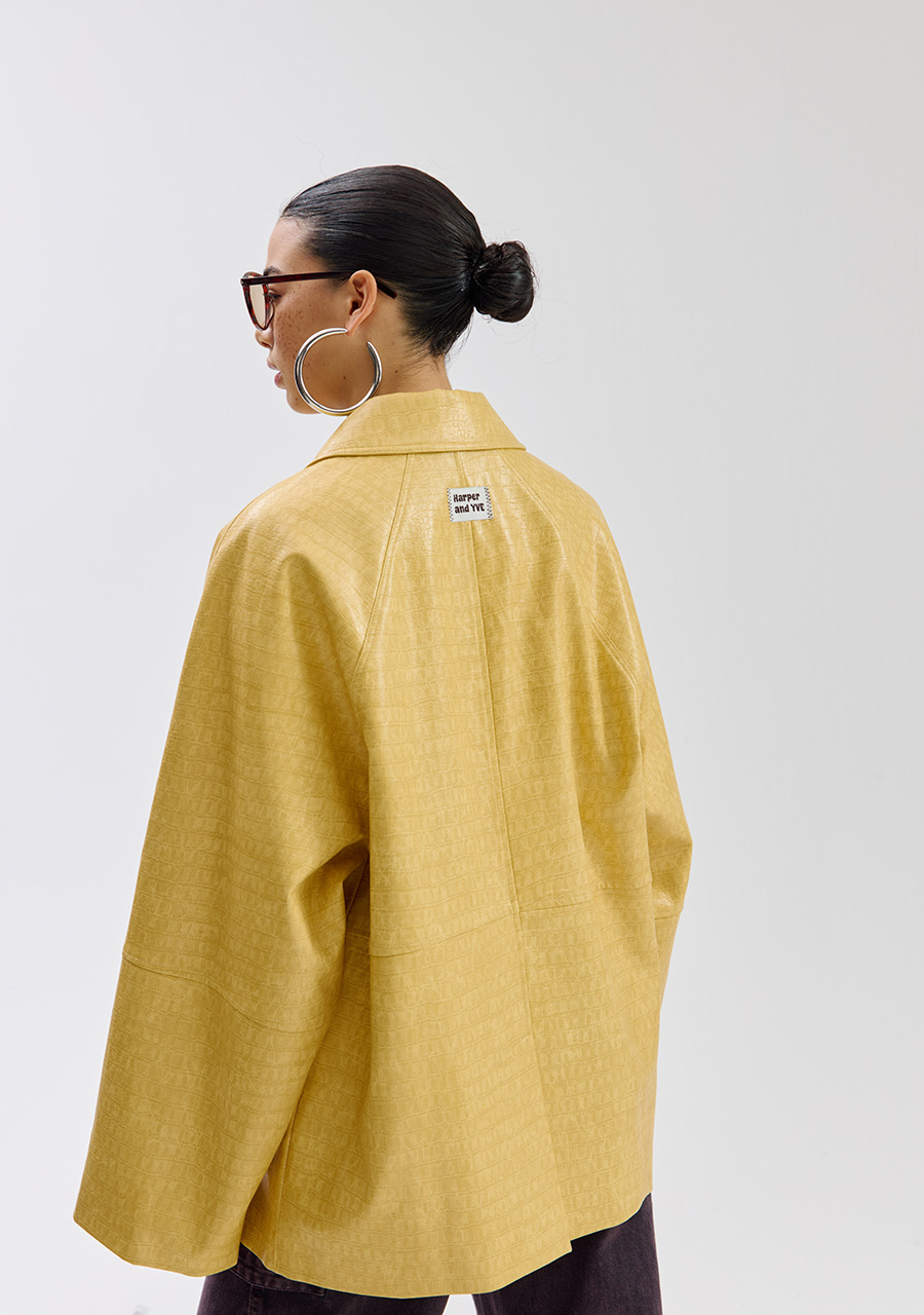 Harper & Yve Jacket Mees SS6N201 Licht geel