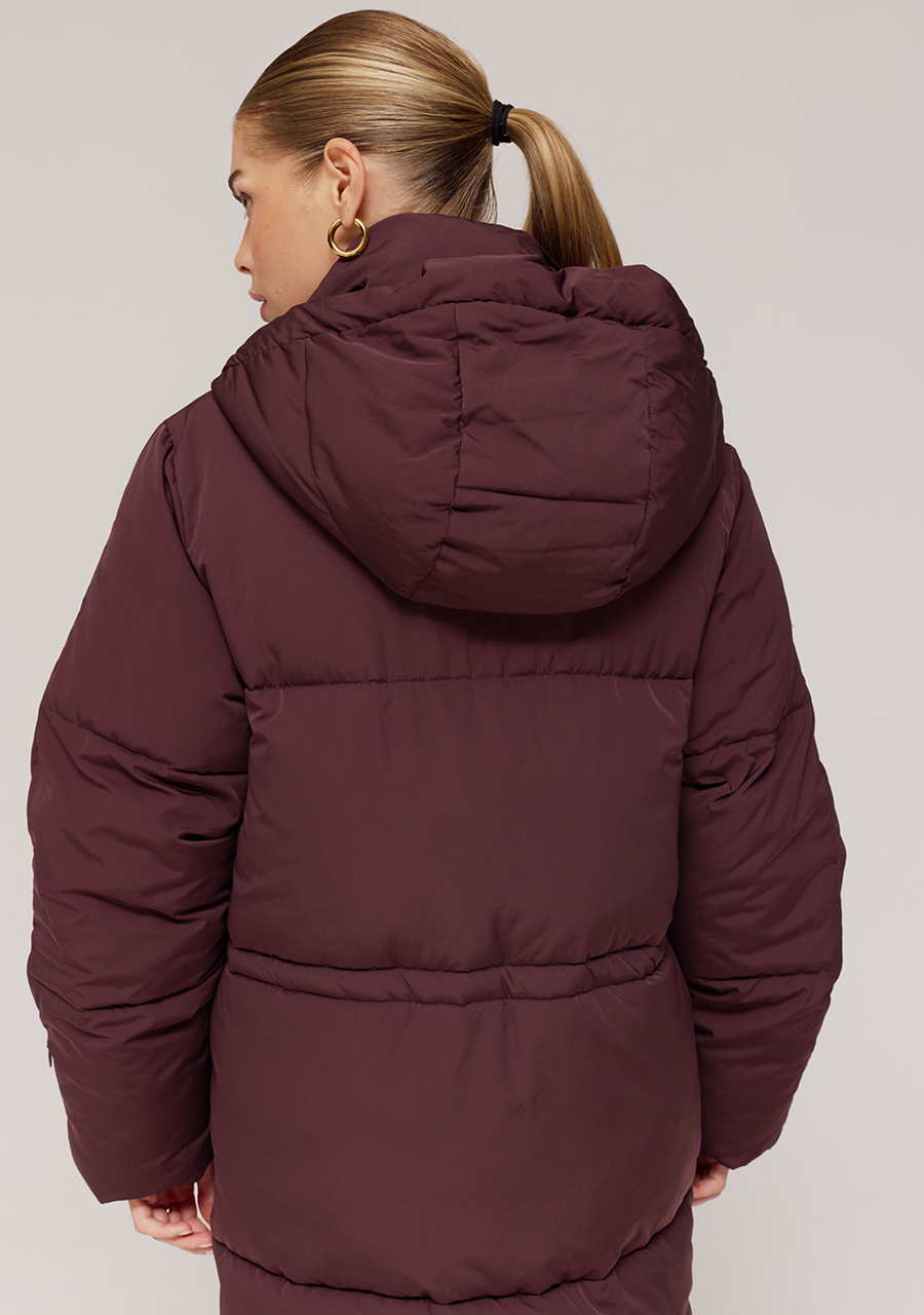Harper & Yve Winterjas Yitty AW25N224 Donker bruin